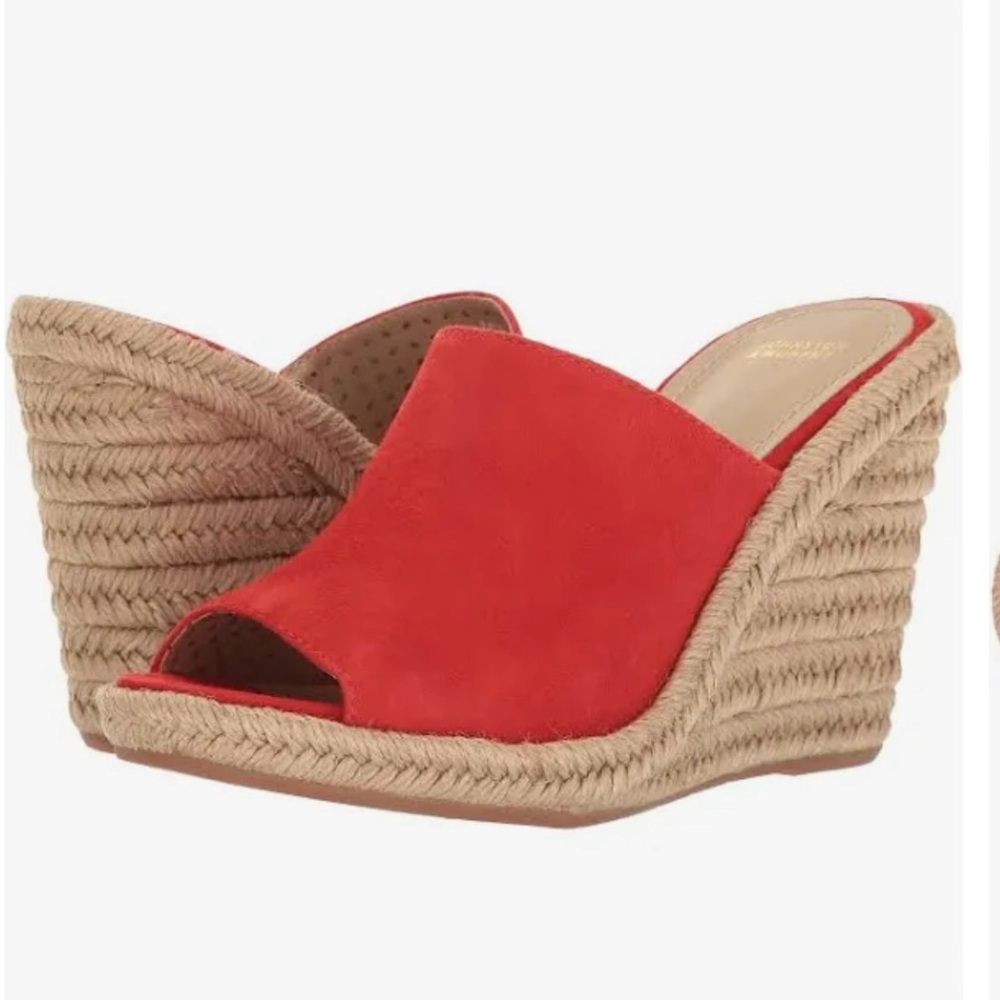 Johnston & Murphy Women's Myrah Espadrille Wedge Sandal. Size 9.5